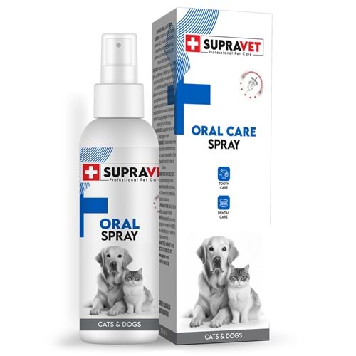 Supravet Oral Care Ağız Bakım Spreyi Kedi Köpek 100 ml